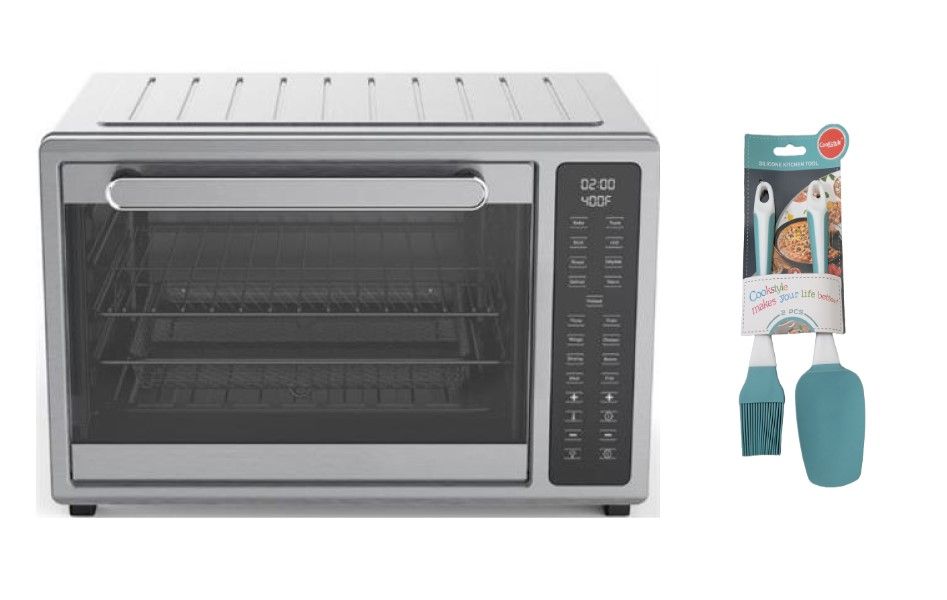 Hisense 32L Multi-Purpose Electronic Air Fryer Oven + Spatula and Brush